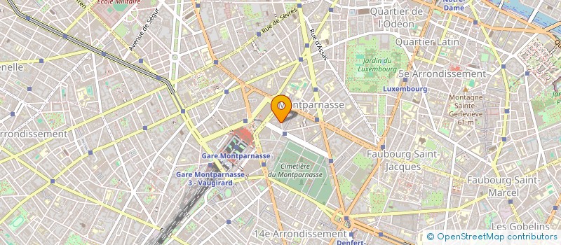 localisation de l'entreprise L.J. à PARIS