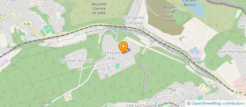 localisation de l'entreprise L J  SAINT-AVOLD