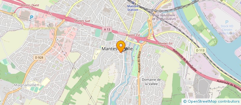 localisation de l'entreprise L&J à MANTES-LA-VILLE