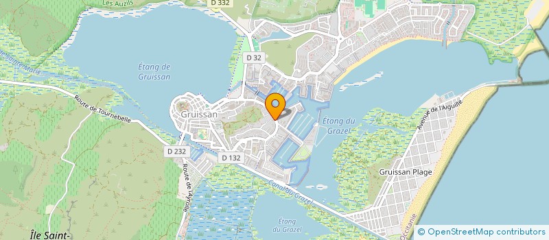 localisation de l'entreprise L & J  GRUISSAN
