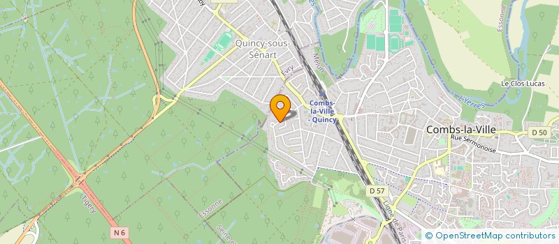 localisation de l'entreprise L.J. ARIAS  COMBS-LA-VILLE