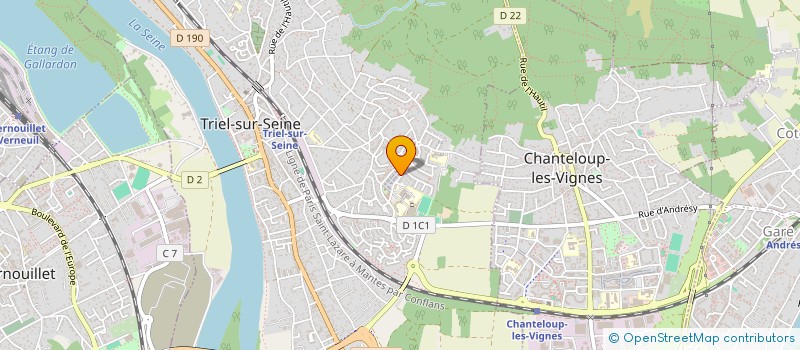 localisation de l'entreprise L J B T I  TRIEL-SUR-SEINE