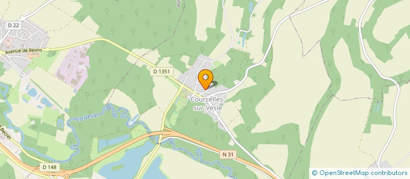 localisation de l'entreprise L J C  COURCELLES-SUR-VESLE