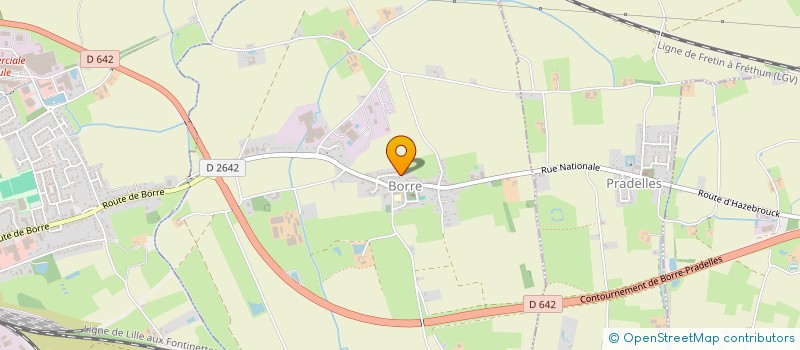 localisation de l'entreprise L&J CONCIERGERIE MULTISERVICES  BORRE