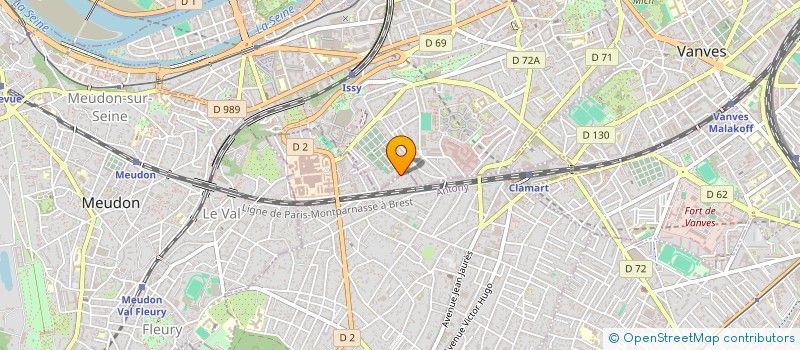 localisation de l'entreprise L J D à ISSY-LES-MOULINEAUX