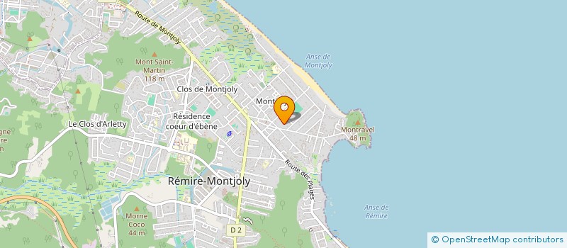 localisation de l'entreprise L J D V  REMIRE-MONTJOLY