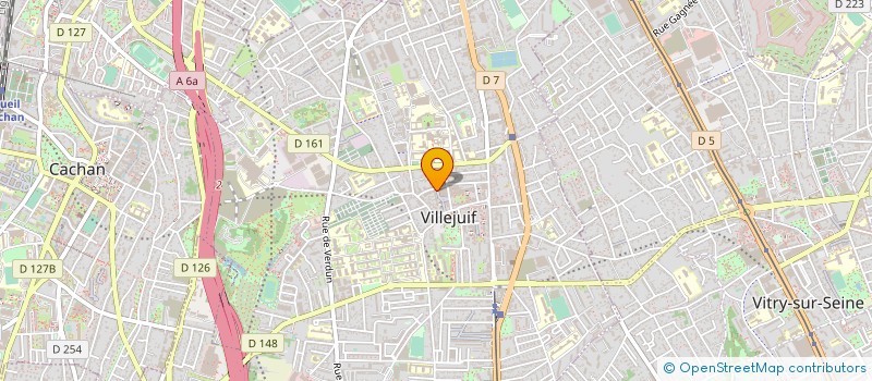 localisation de l'entreprise L.J. ENVIRONNEMENT à VILLEJUIF