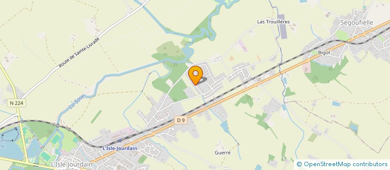 localisation de l'entreprise L'J FUNKY  L'ISLE-JOURDAIN