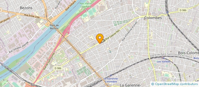 localisation de l'entreprise L J I BATIMENT à COLOMBES
