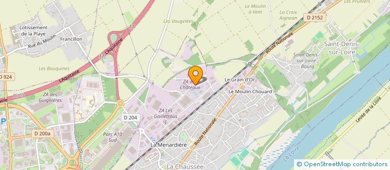 localisation de l'entreprise L J IMMO  LA CHAUSSEE SAINT VICTOR