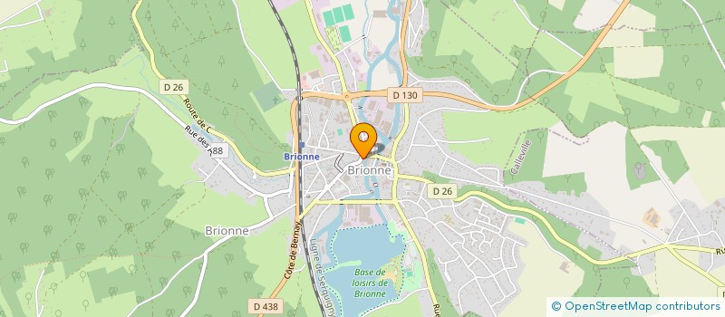 localisation de l'entreprise L.J.L à BRIONNE