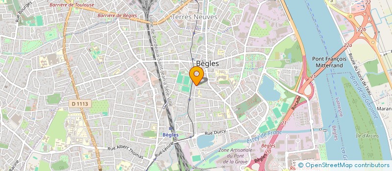 localisation de l'entreprise L.J.L.A à BEGLES
