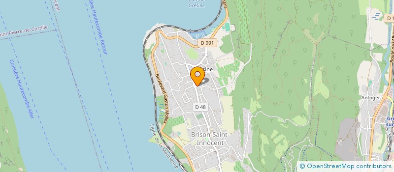 localisation de l'entreprise L J L CHAPE LIQUIDE & CARRELAGE  BRISON-SAINT-INNOCENT