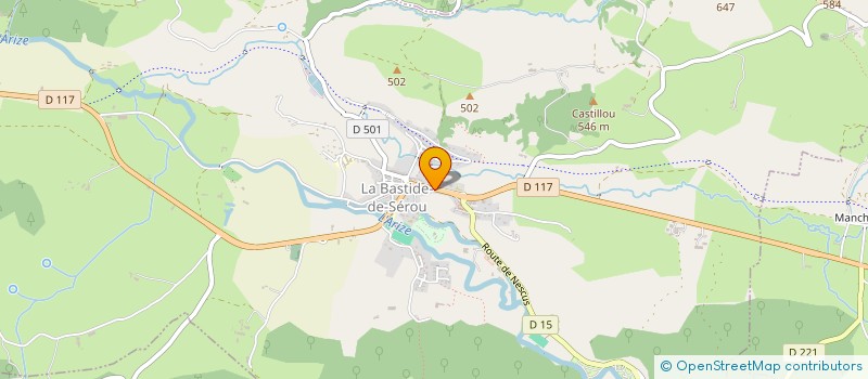 localisation de l'entreprise L J N S à LA BASTIDE-DE-SEROU