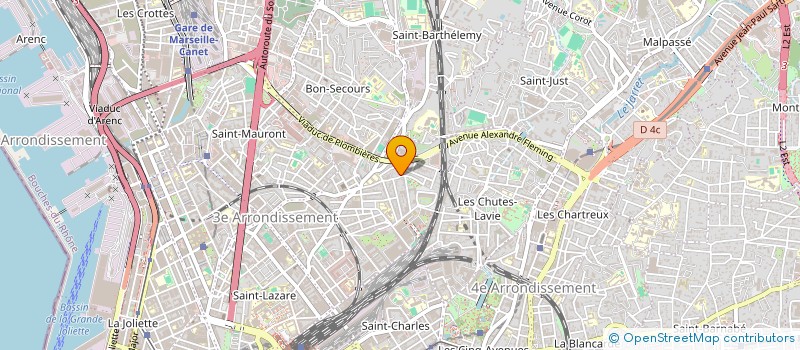 localisation de l'entreprise L.J.O.C à MARSEILLE