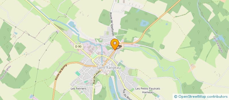 localisation de l'entreprise L.J.P.J  SAINT-FARGEAU