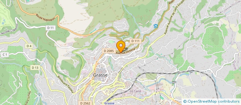 localisation de l'entreprise L J PAYSAGES  GRASSE