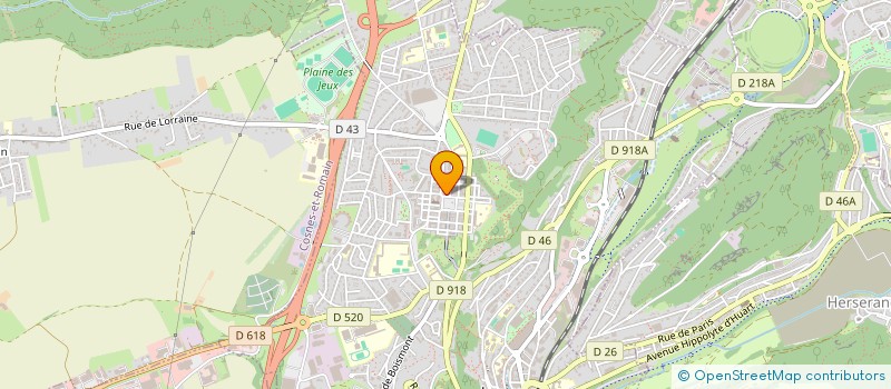 localisation de l'entreprise L.J.Q.S. à LONGWY