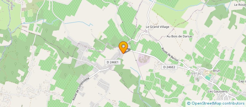 localisation de l'entreprise L.J.S  VERAC