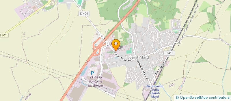 localisation de l'entreprise L J S M  SAINT-MARD