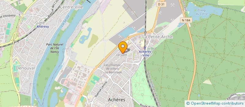 localisation de l'entreprise L&J TECHNOLOGY CONSULTING  ACHERES