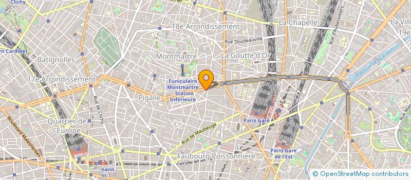 localisation de l'entreprise L.J.V.O.  PARIS