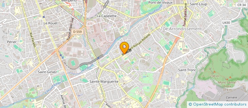 localisation de l'entreprise L J V TRAVAUX à MARSEILLE