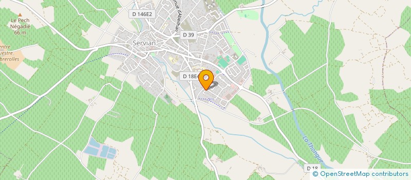 localisation de l'entreprise L'JADORC  SERVIAN