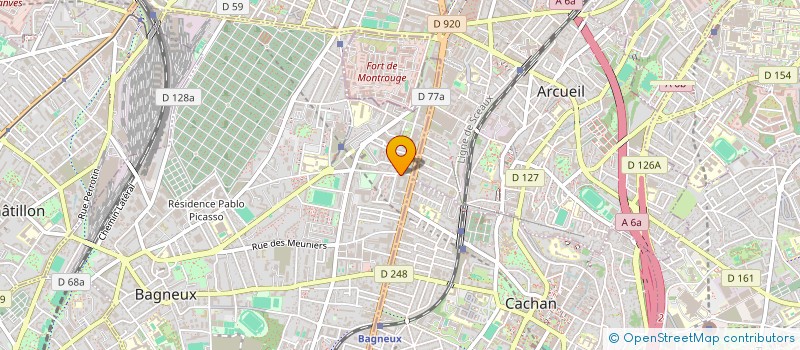 localisation de l'entreprise L&JC CONSULTING  BAGNEUX