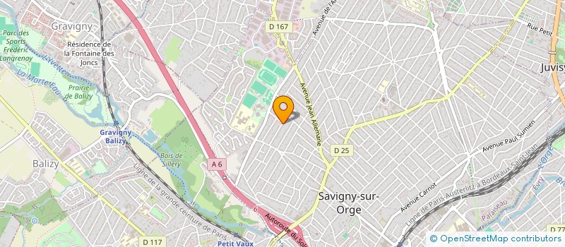 localisation de l'entreprise L.JOA  SAVIGNY-SUR-ORGE