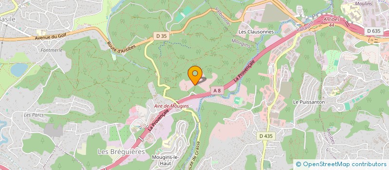 localisation de l'entreprise L.JUMP  MOUGINS