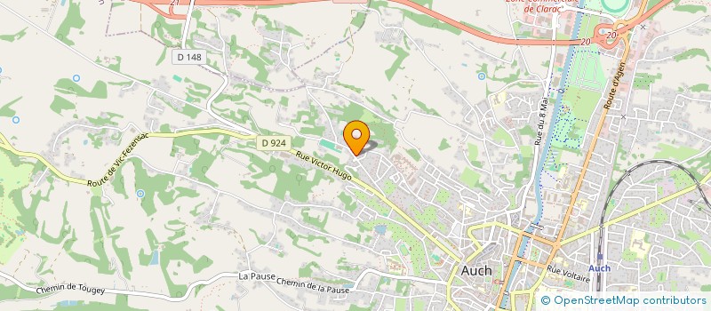 localisation de l'entreprise L&K 32  AUCH