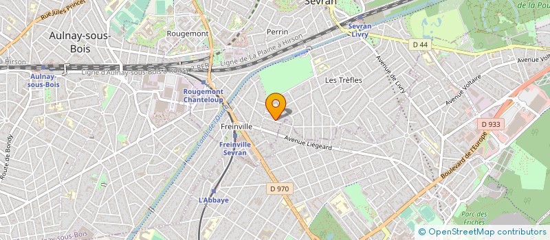 localisation de l'entreprise L.K à SEVRAN