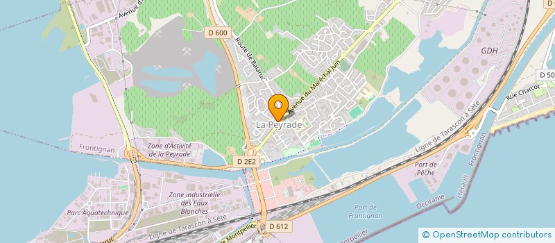 localisation de l'entreprise L K à FRONTIGNAN