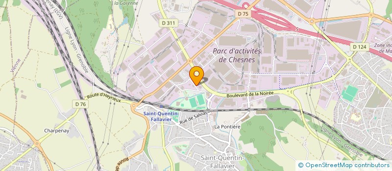 localisation de l'entreprise L.K.  VILLEFONTAINE