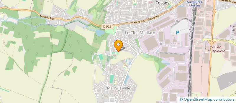 localisation de l'entreprise L&K  MARLY-LA-VILLE