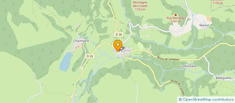 localisation de l'entreprise L&K  COMPAINS