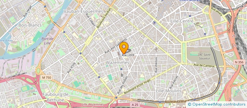 localisation de l'entreprise L.K.A.H à LILLE