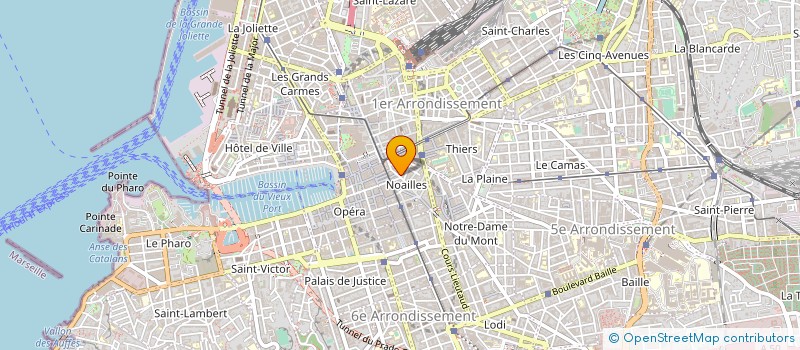 localisation de l'entreprise L K ALIMENTATION à MARSEILLE