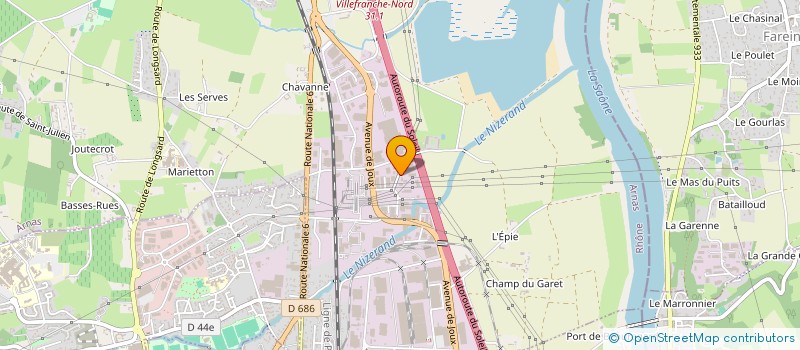 localisation de l'entreprise L&K AMBULANCES  MEYZIEU