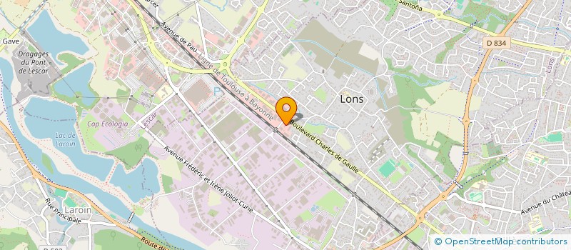 localisation de l'entreprise L.K.B à LONS