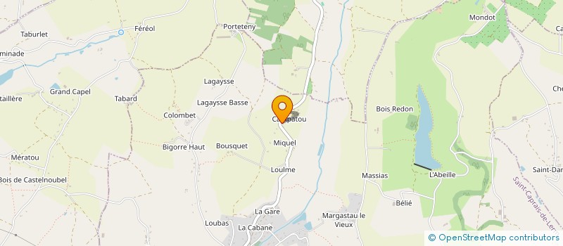 localisation de l'entreprise L&K CORP  SAINT-CAPRAIS-DE-LERM