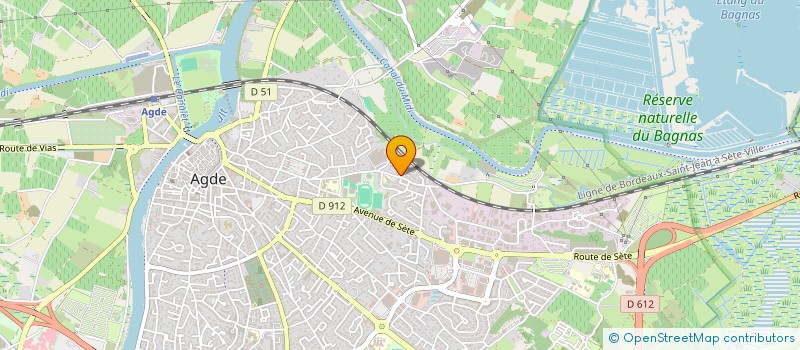 localisation de l'entreprise L&K INVESTISSEMENTS à AGDE