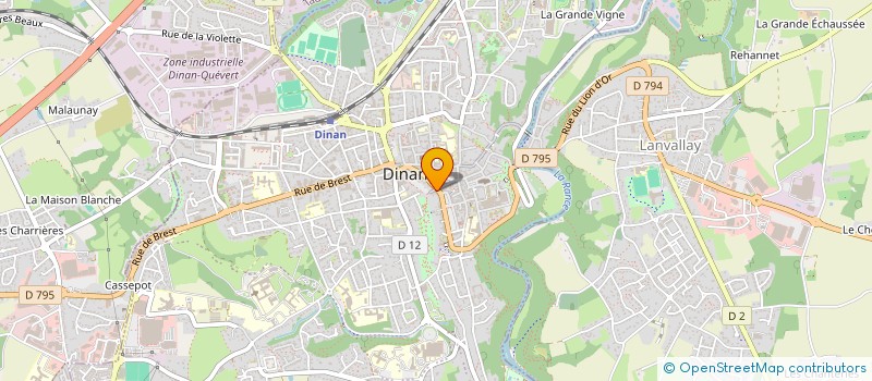localisation de l'entreprise L.K.M IMMO à DINAN