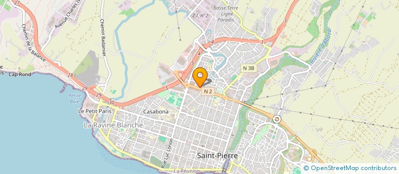 localisation de l'entreprise L.K. SEN à SAINT-PIERRE