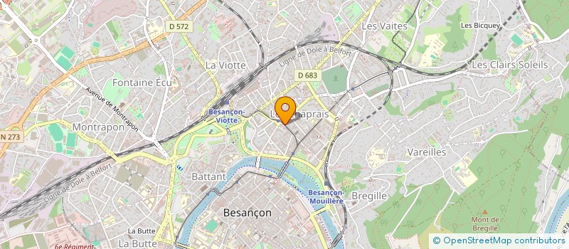 localisation de l'entreprise L&L  VALDAHON