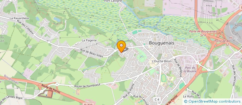 localisation de l'entreprise L & L  BOUGUENAIS