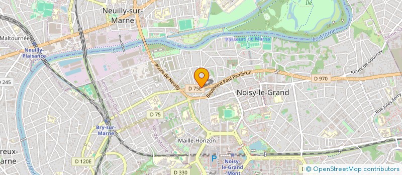 localisation de l'entreprise L & L à NOISY-LE-GRAND