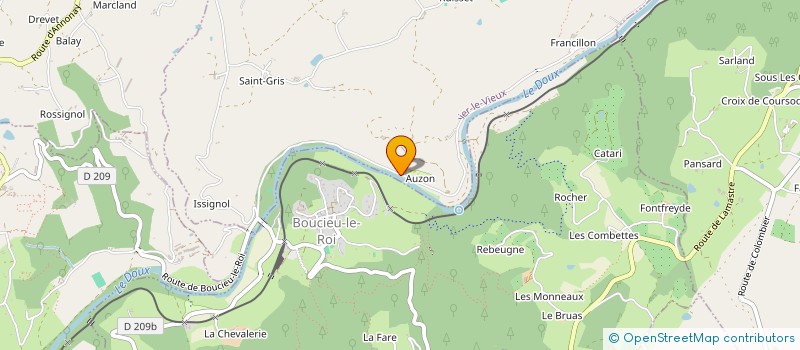 localisation de l'entreprise L&L  COLOMBIER-LE-VIEUX