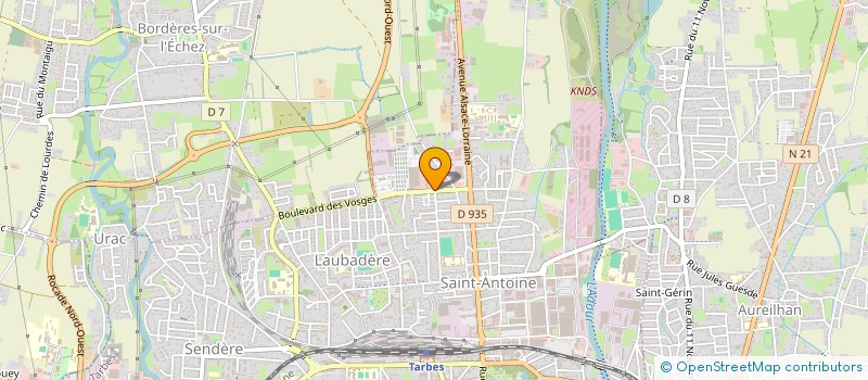 localisation de l'entreprise L & L  TARBES